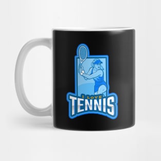 I Love Tennis Mug